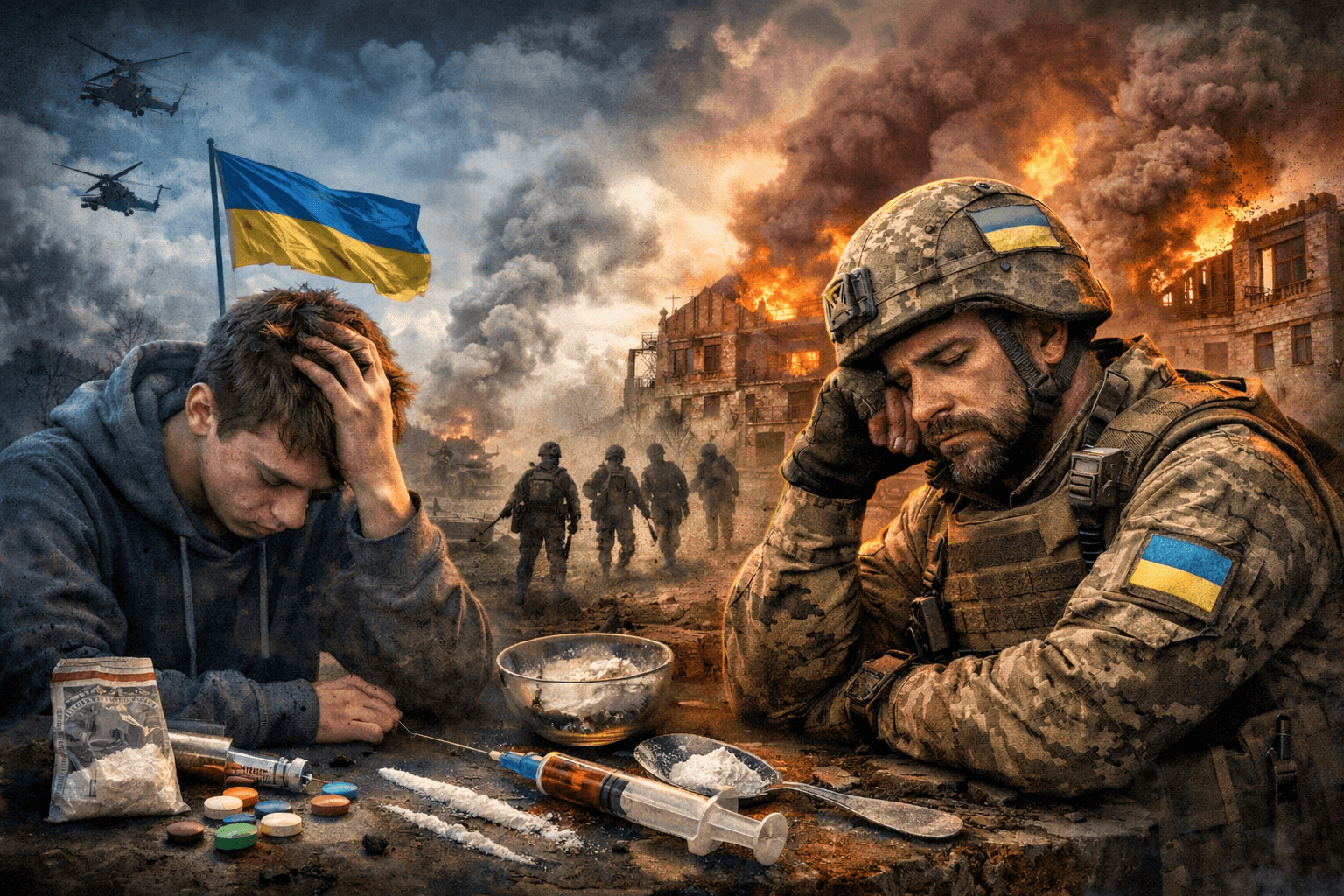Наркотики та війна в Україні