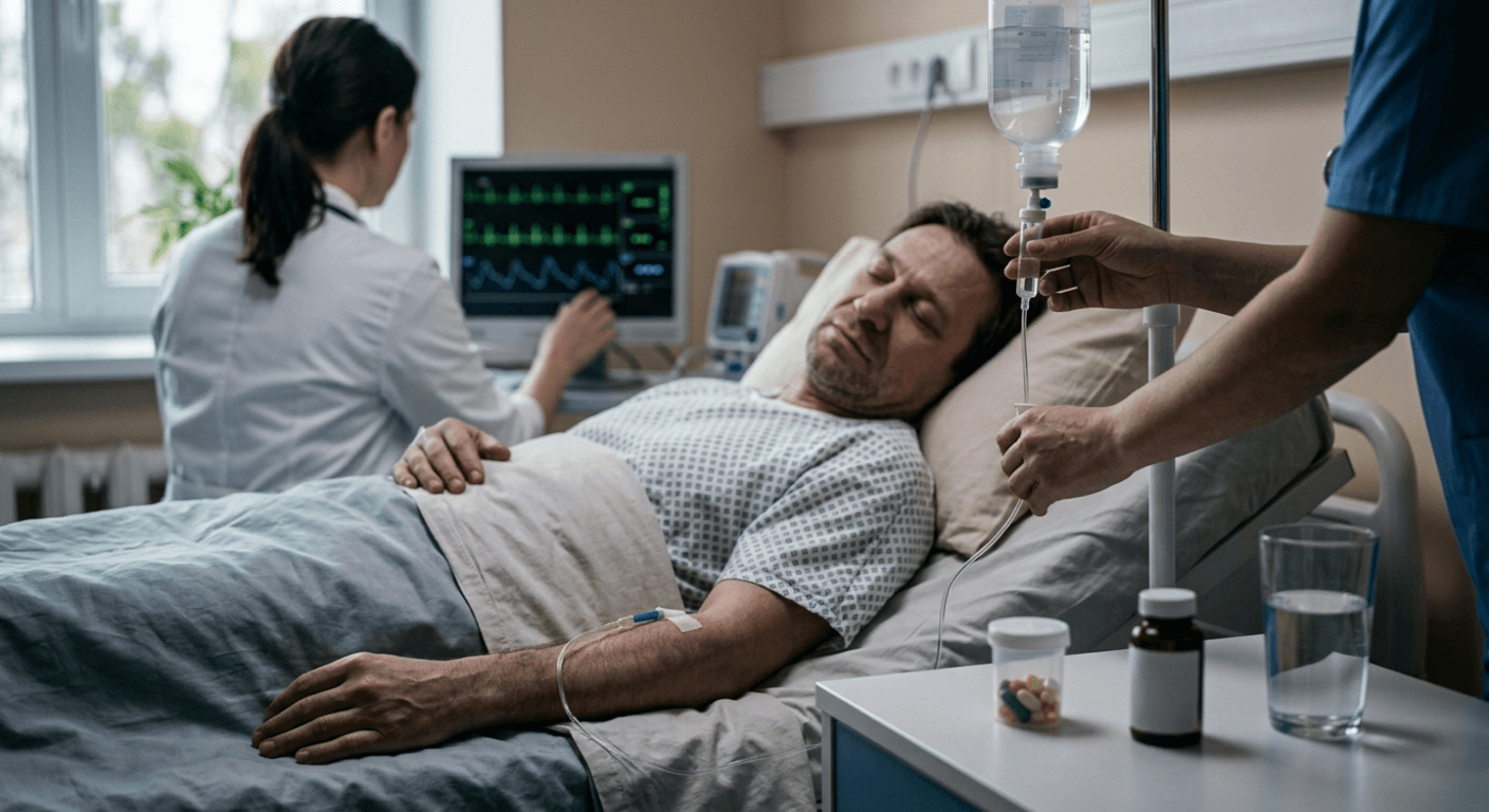 Як лікують алкогольний абстинентний синдром